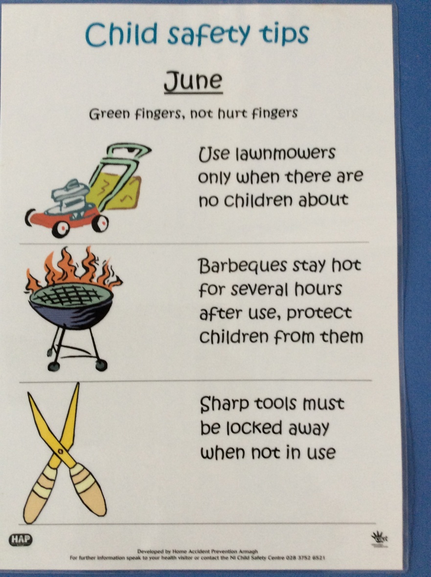 Child Safety Tip of the Month